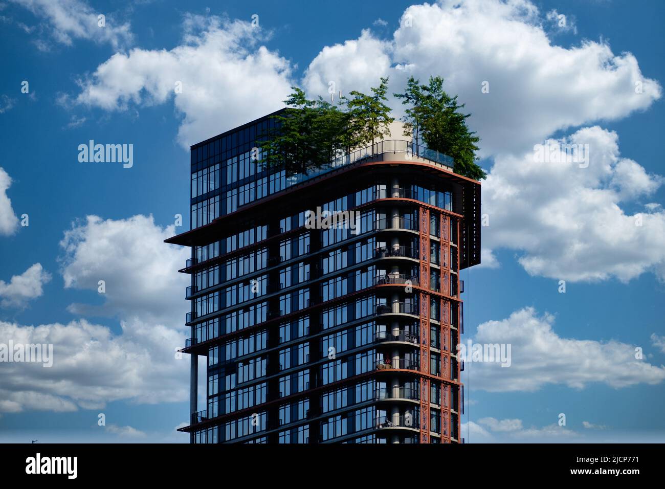 Woodwards Building in Un giorno di sole Foto Stock