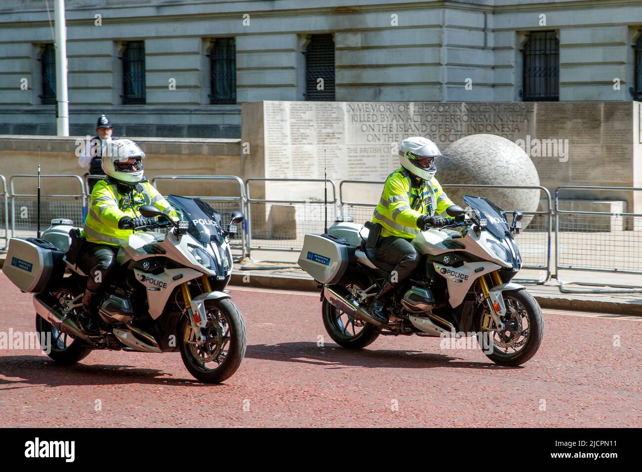 Polizia Special Escort Group motociclisti a Londra, Inghilterra, Regno Unito il Mercoledì, Maggio 18, 2022.Photo: David Rowland / One-Image.com Foto Stock