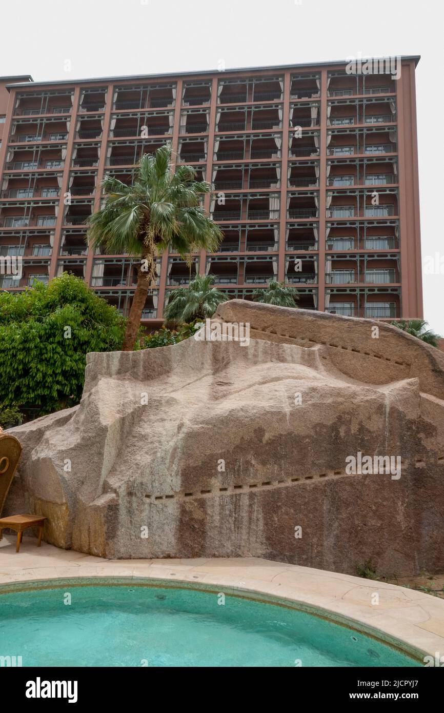 New Cataract Hotel, Aswan, Alto Egitto Foto Stock