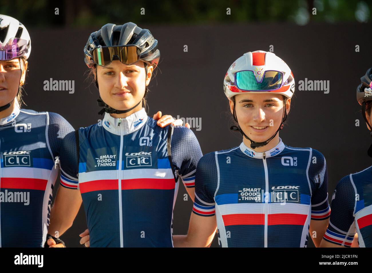 BOULAIS Flavie e FAHY Camille dal team francese durante il Mont Ventoux
