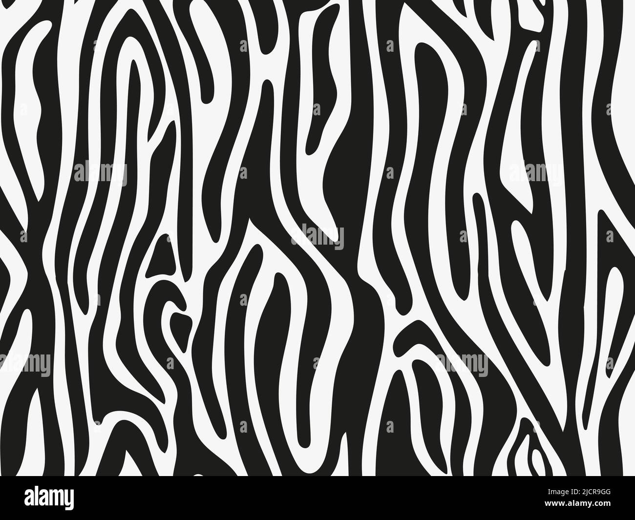 Zebra Stripes motivo senza giunture. Illustrazione Vettoriale