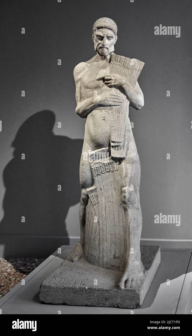 Allegoria del mare e della terra - scultura in pasta cementizia - Arturo Martini - 1911 - Venezia, Italia, Pinacoteca Querini Stampalia Foto Stock