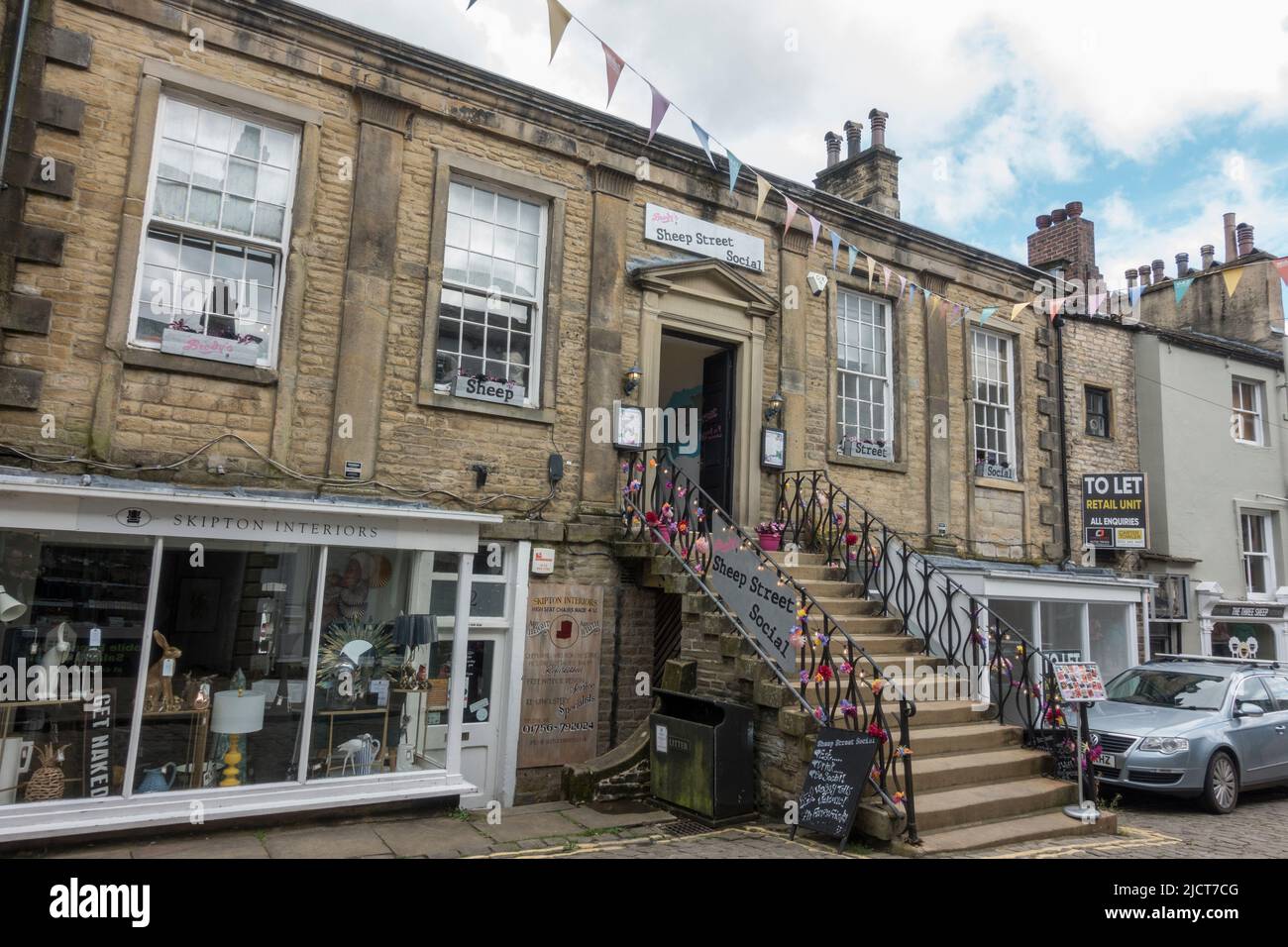 Brody's a Sheep Street Social nella città di mercato di Skipton, North Yorkshire, Regno Unito. Foto Stock