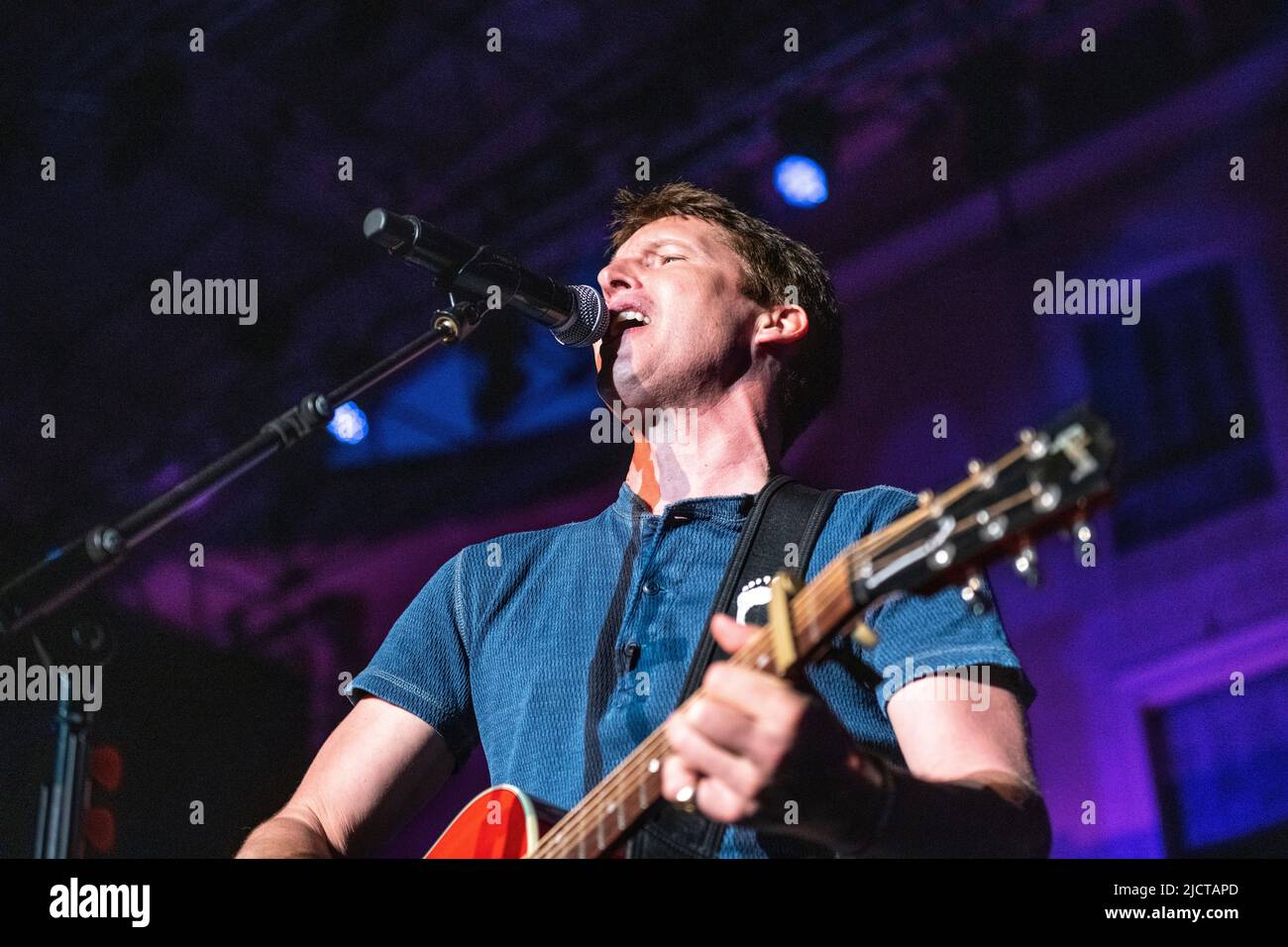 James Blunt si esibisce al Festival Jardins de Pedralbes, Barcellona, 07 giugno 2022. Fotografo: ALE Espaliat Foto Stock