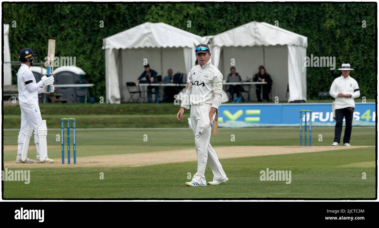 Ollie Pope Surrey e Inghilterra Cricketer Foto Stock