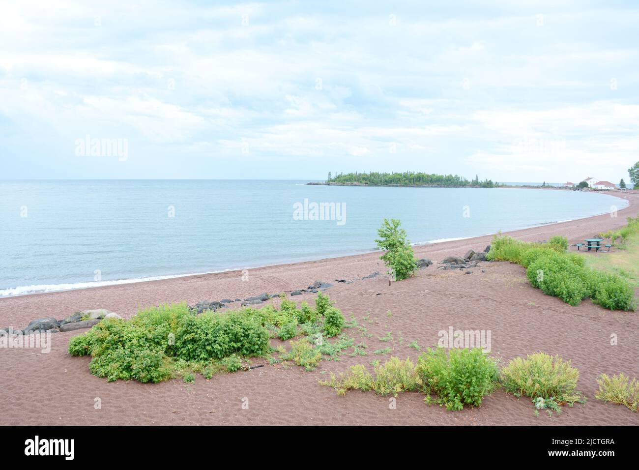 Lago Superior North Shore - Grand Marais, Minnesota Foto Stock