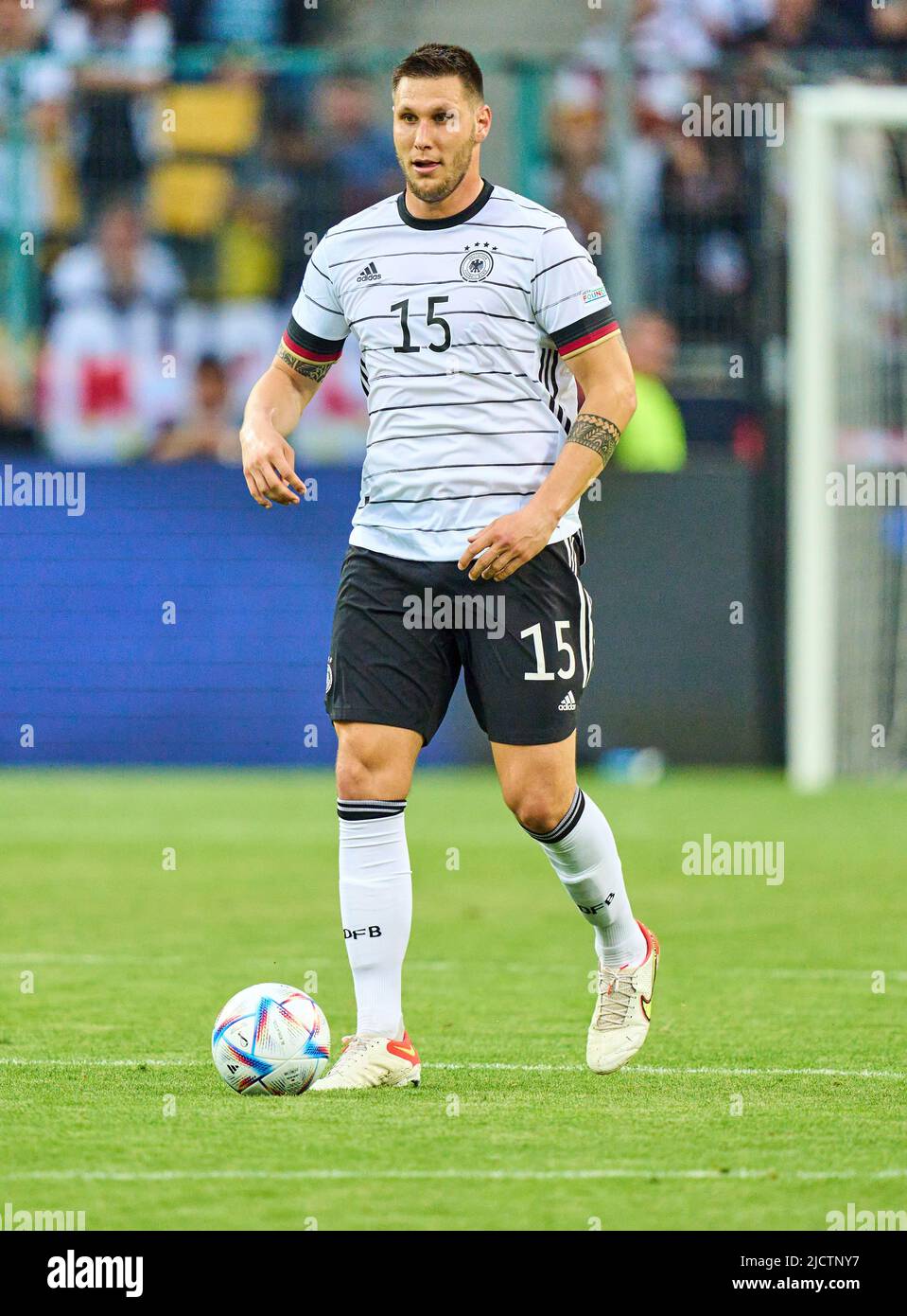 Niklas Süle, DFB 15 nella UEFA Nations League 2022 partita GERMANIA - ITALIA 5-2 nella stagione 2022/2023 giugno 14, 2022 a Mönchengladbach, Germania. © Peter Schatz / Alamy Live News Foto Stock