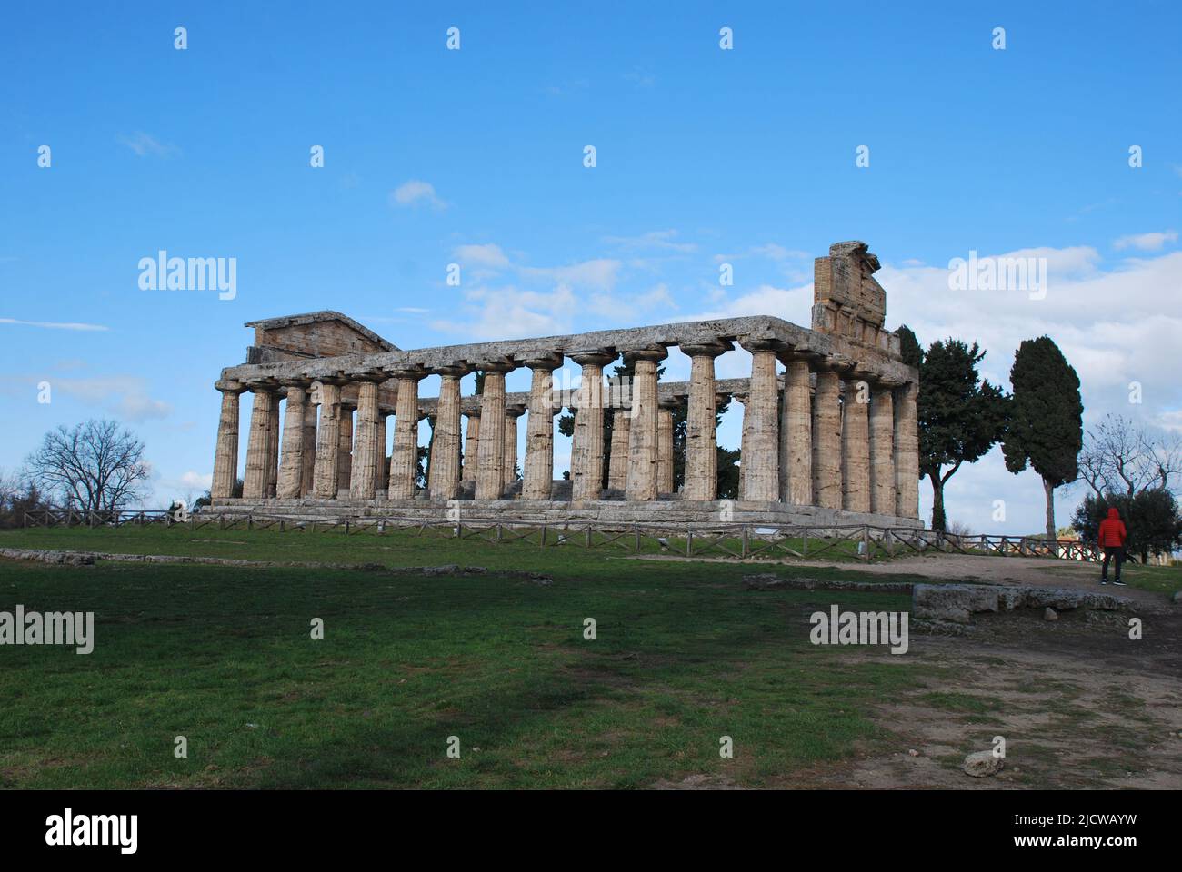Parco Archeologico di Paestum - Italia Foto Stock