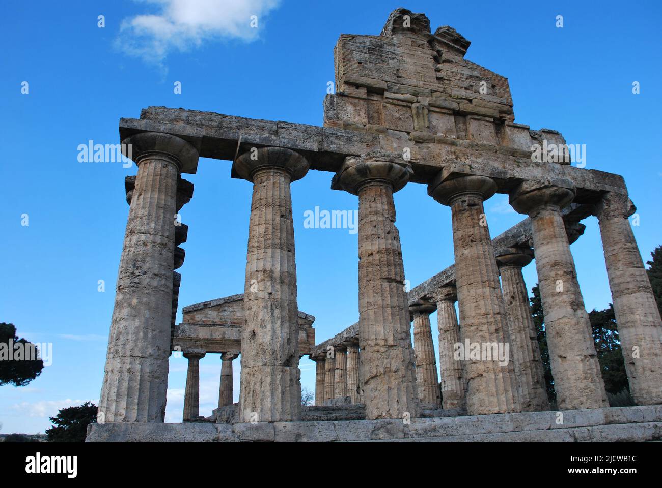 Parco Archeologico di Paestum - Italia Foto Stock
