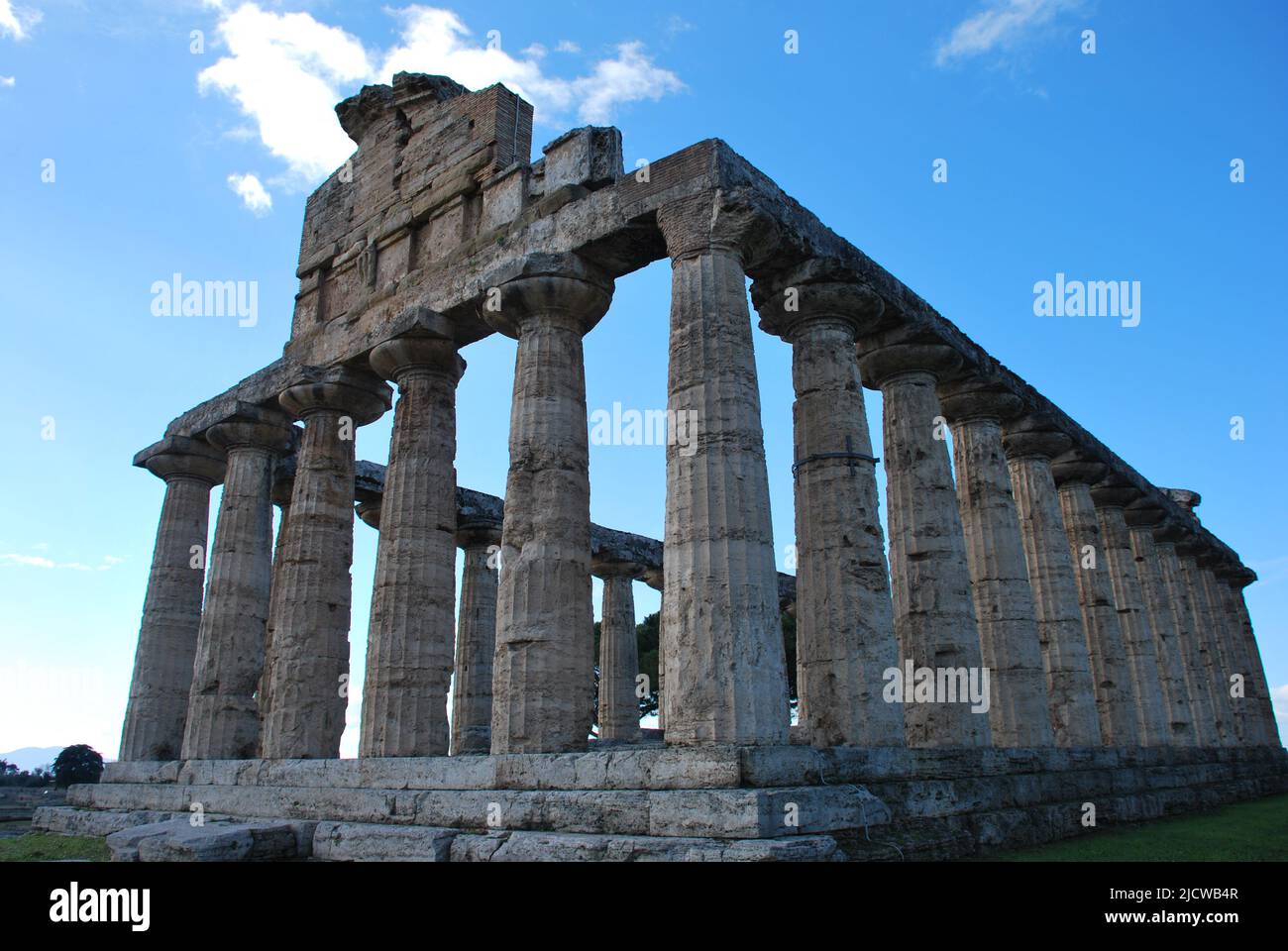 Parco Archeologico di Paestum - Italia Foto Stock