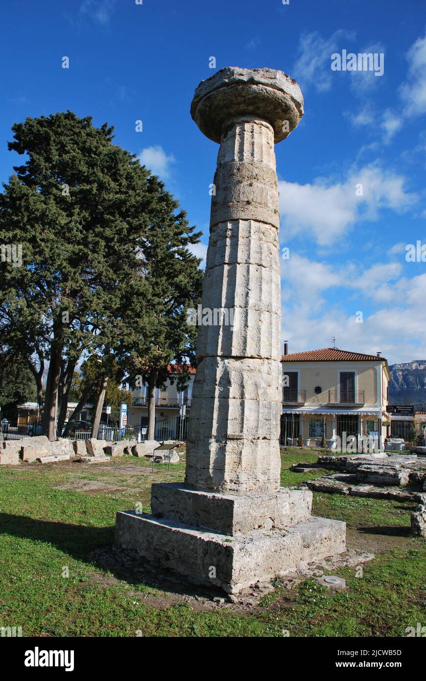 Parco Archeologico di Paestum - Italia Foto Stock