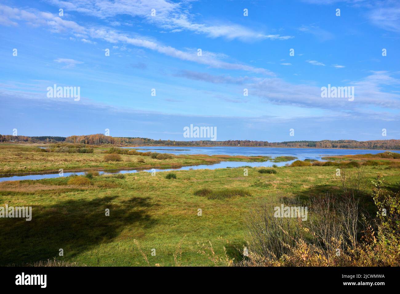 Splendida vista sulla natura in autunno. Alta qualità Foto Stock