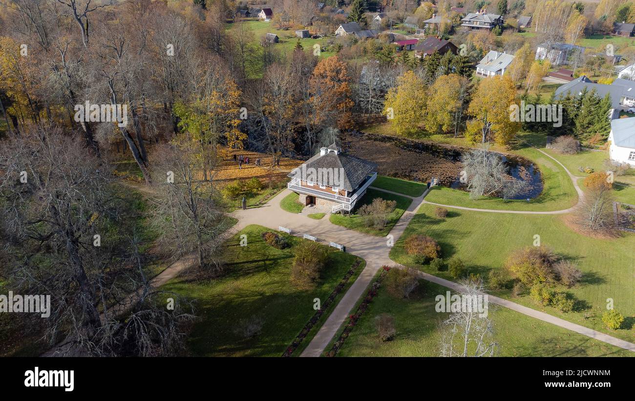 Fuco di montagne Pushkin in autunno. Alta qualità Foto Stock