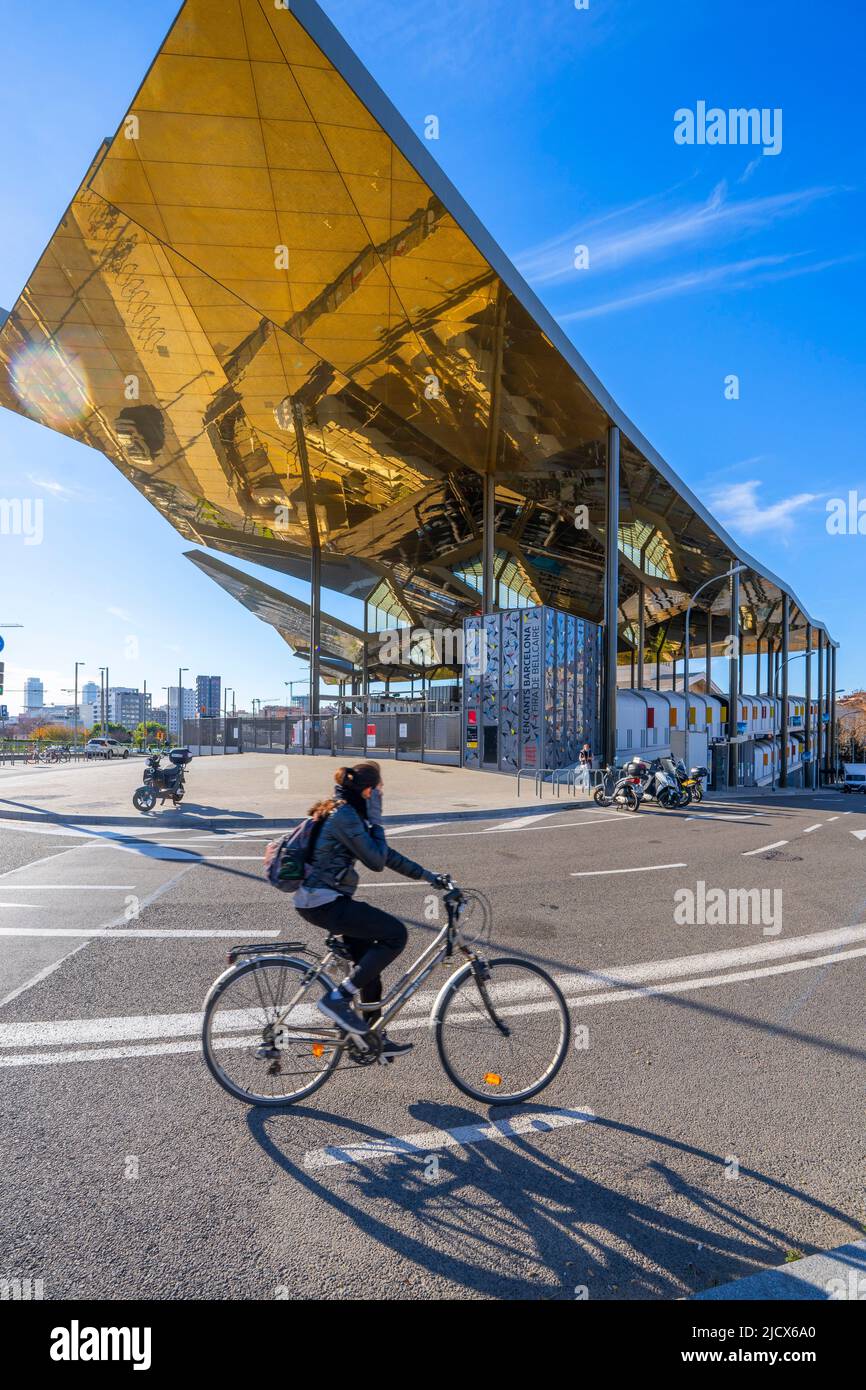 Il mercato delle pulci di Encants Vells, Barcellona, Catalogna, Spagna, Europa Foto Stock