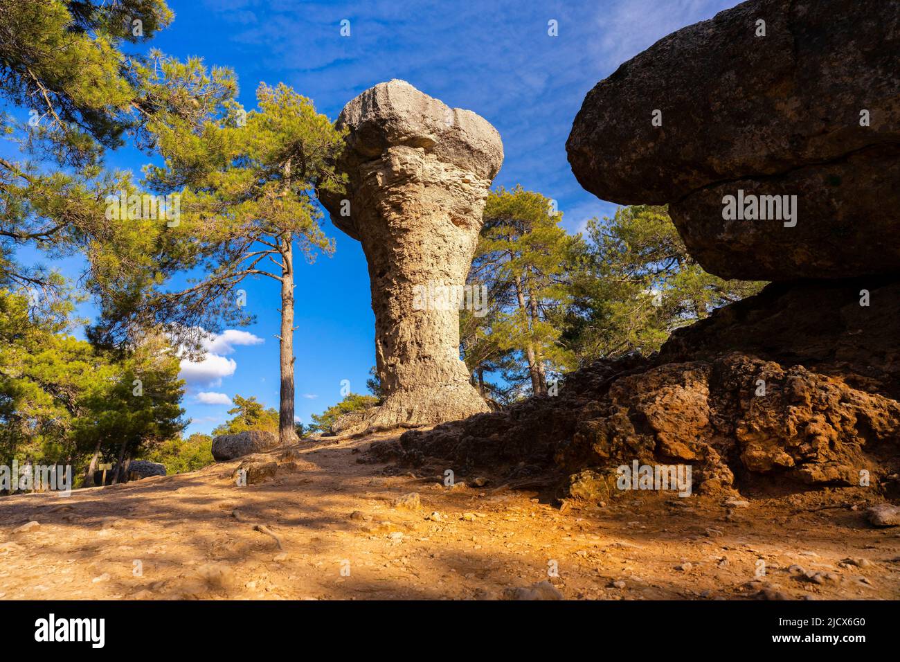 Ciudad Encantada, Cuenca, Castilla y la Mancha, Spagna, Europa Foto Stock