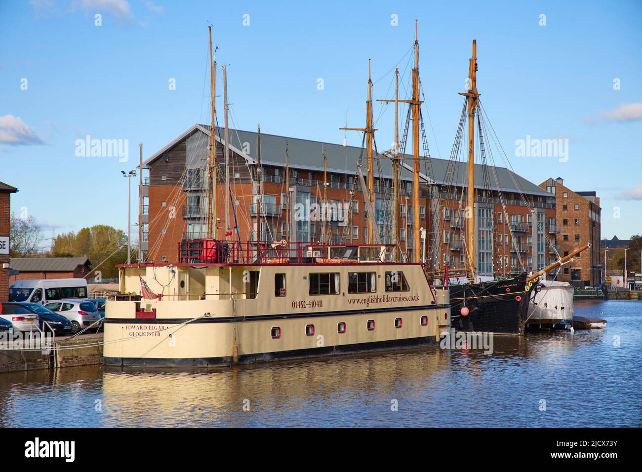 Gloucester Docks, Gloucester, Gloucestershire, Inghilterra, Regno Unito, Europa Foto Stock