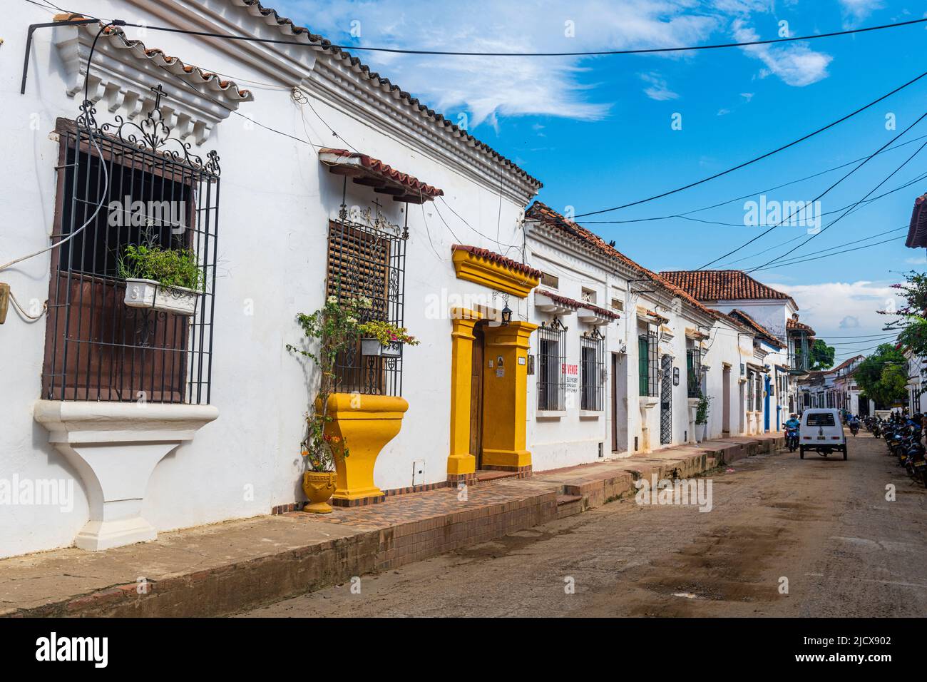 Centro storico di Mompox, patrimonio dell'umanità dell'UNESCO, Colombia, Sud America Foto Stock