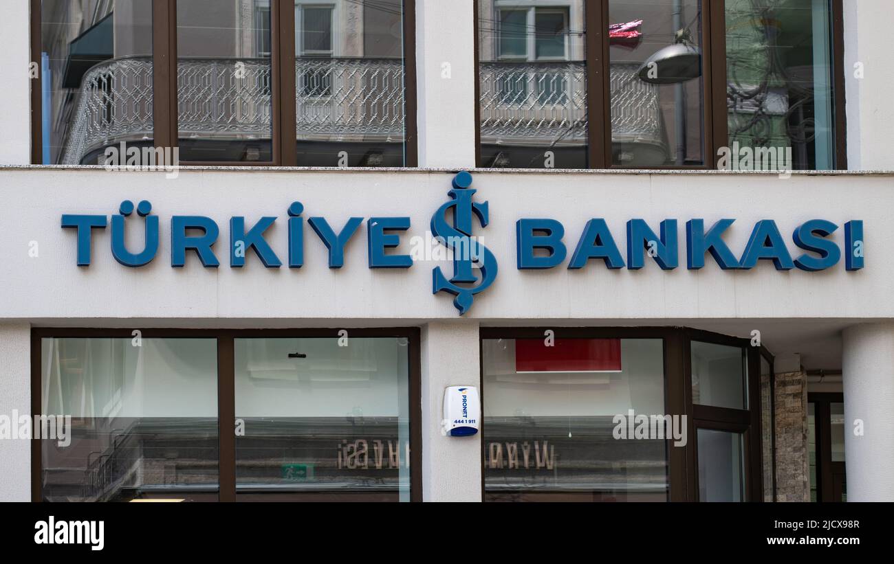 ISBank, Istanbul, Turchia Foto Stock