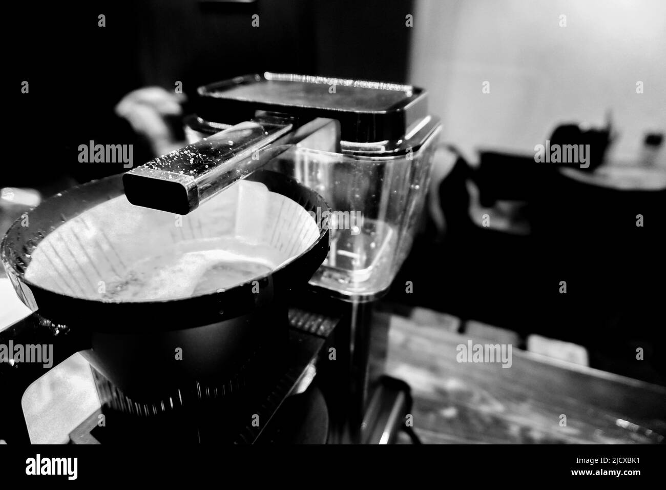 Vista ravvicinata della terza caffetteria WAVE Foto Stock