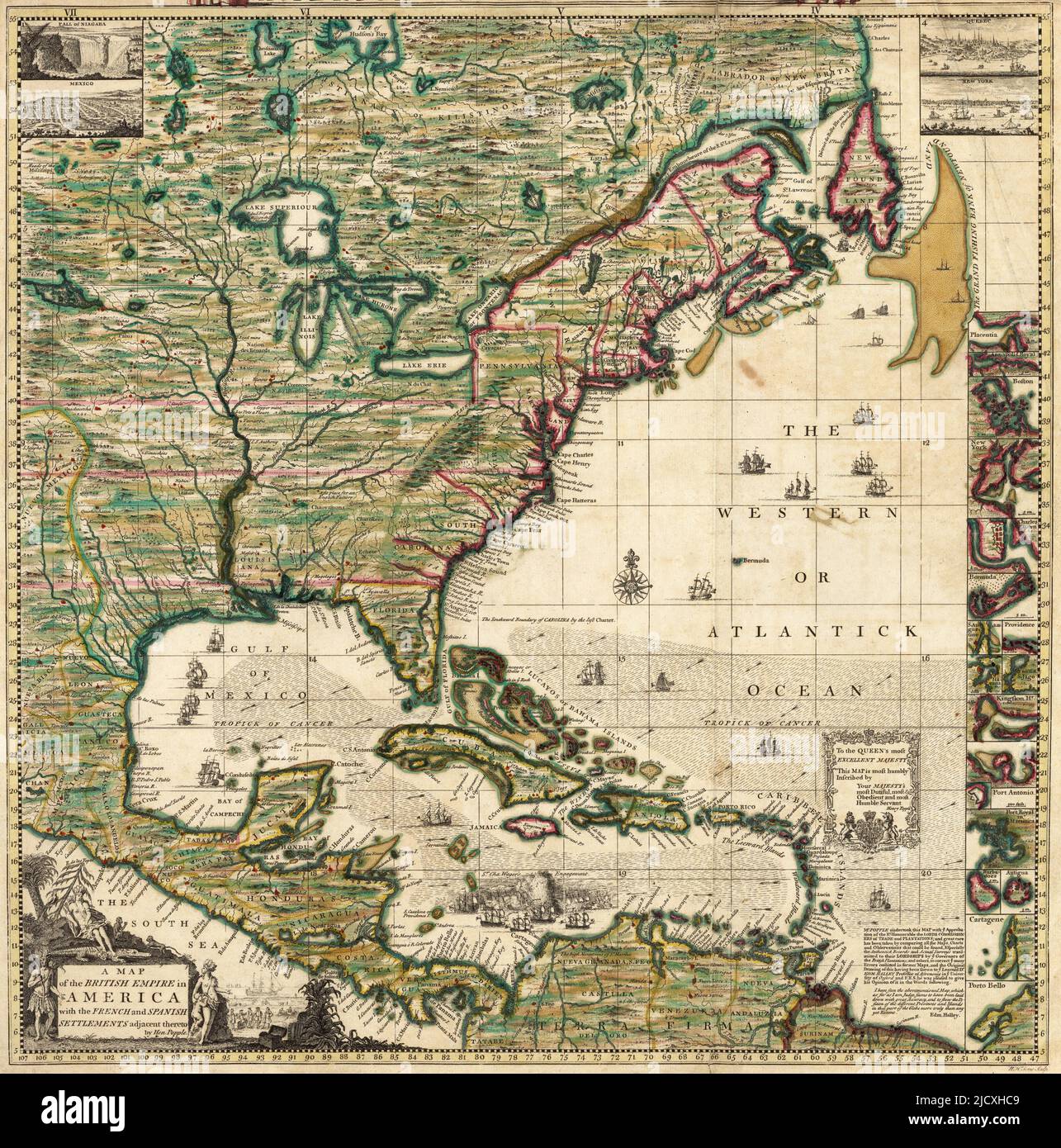 Antique map of the british empire immagini e fotografie stock ad alta ...