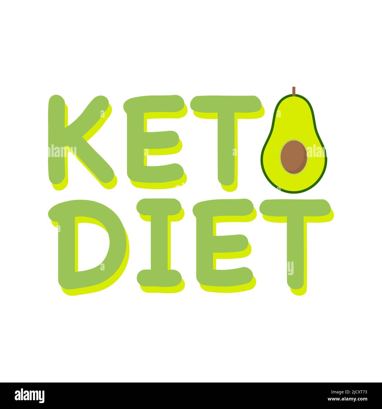 Logo dieta chetogenica segno keto icona timbro. Illustrazione Vettoriale
