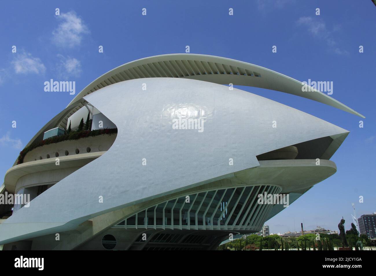 Edificio futuristico Foto Stock