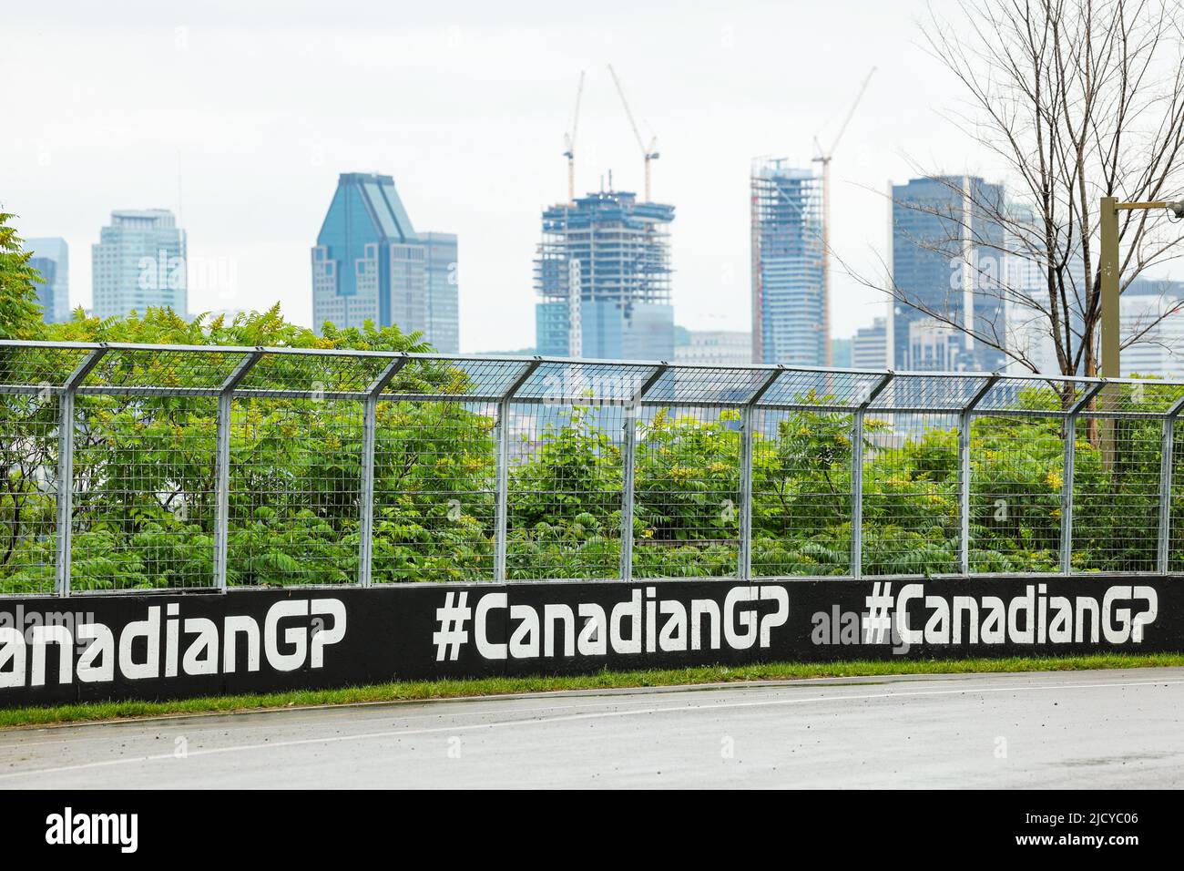 Illustrazione della pista durante la Formula 1 AWS Grand Prix du Canada 2022, 9th round del FIA Formula uno World Championship 2022, sul circuito Gilles Villeneuve, dal 17 al 19 giugno 2022 a Montreal, Canada - Foto Florent Gooden / DPPI Foto Stock