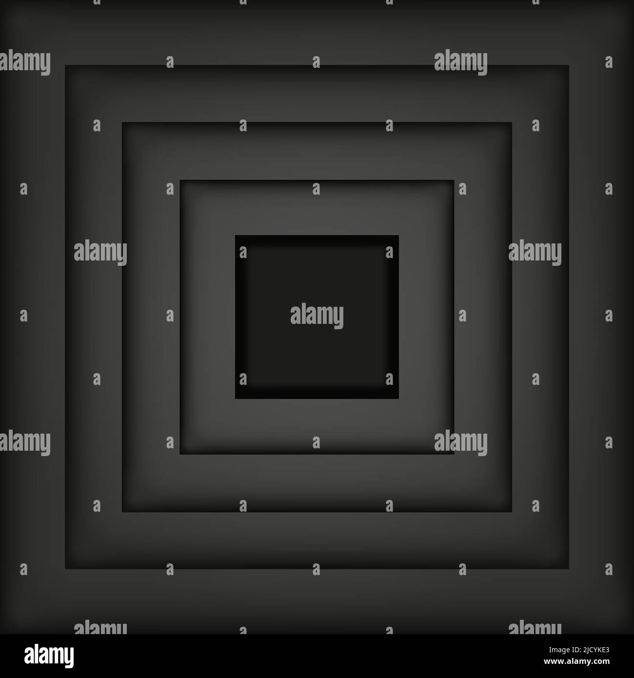 Sfondo della schermata di fine del vecchio filmato, l'illustrazione vettoriale in stile vintage di fine. Illustrazione Vettoriale
