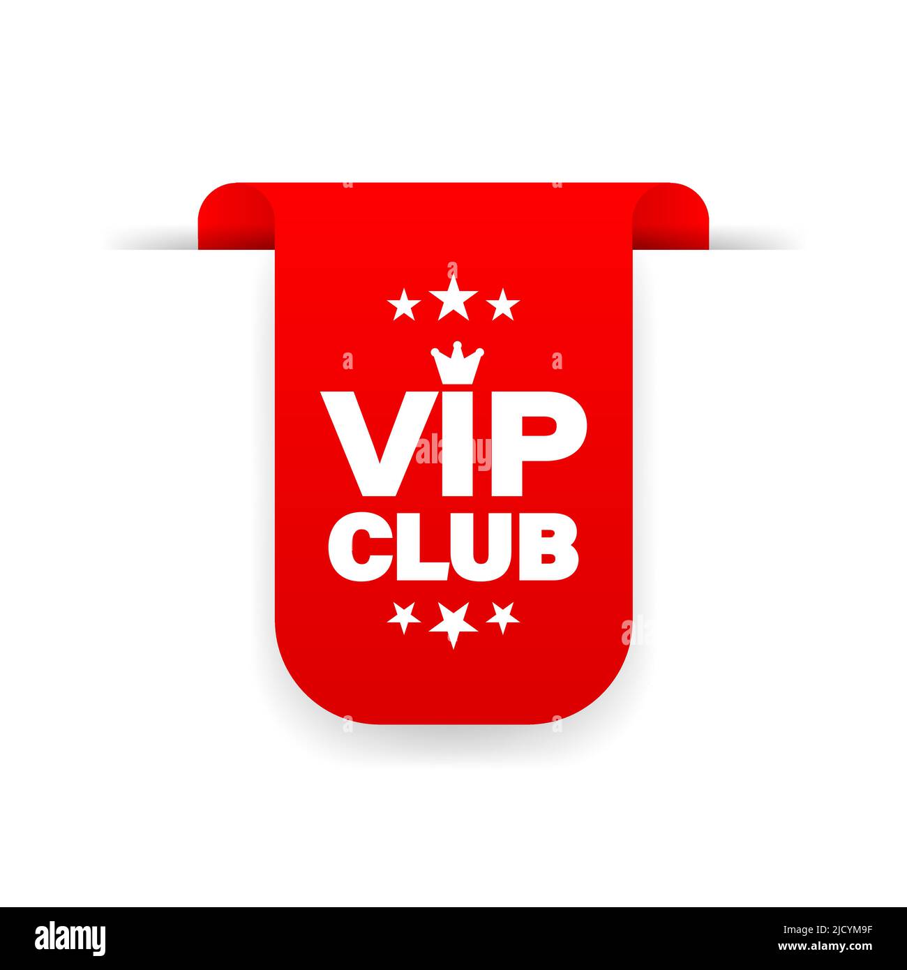 Nastro rosso VIP Club per il Web. Illustrazione dello stock vettoriale  Immagine e Vettoriale - Alamy