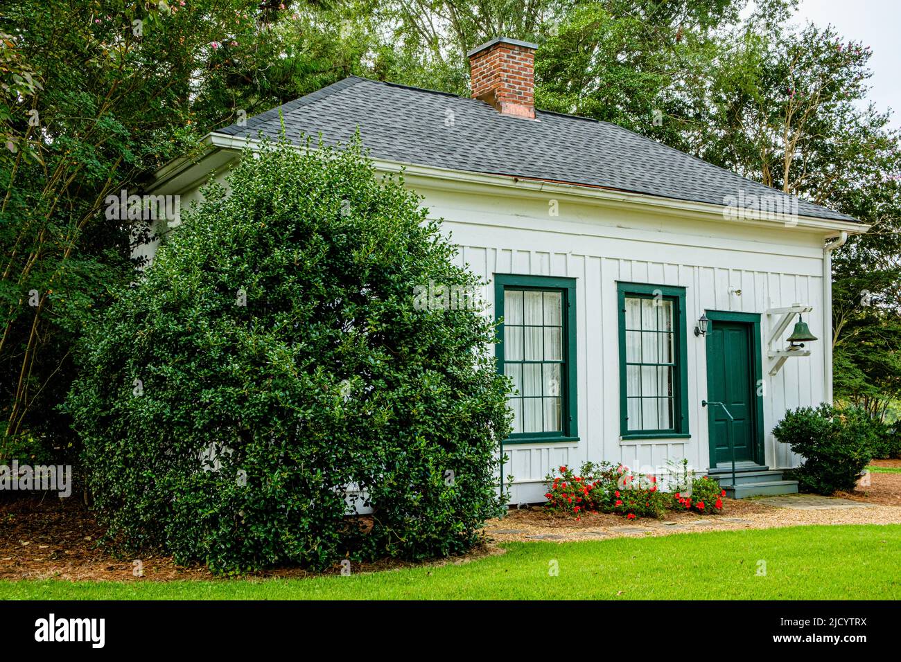 Martha Freemans Cottage, Oak Hill e Martha Berry Museum, Veterans Memorial Hwy NE, Roma, Georgia Foto Stock