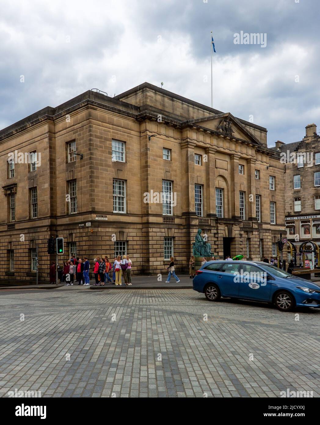 High Court of justiciary, High Court, High Street, Royal Mile, Edinburgh, Scozia, Regno Unito Foto Stock