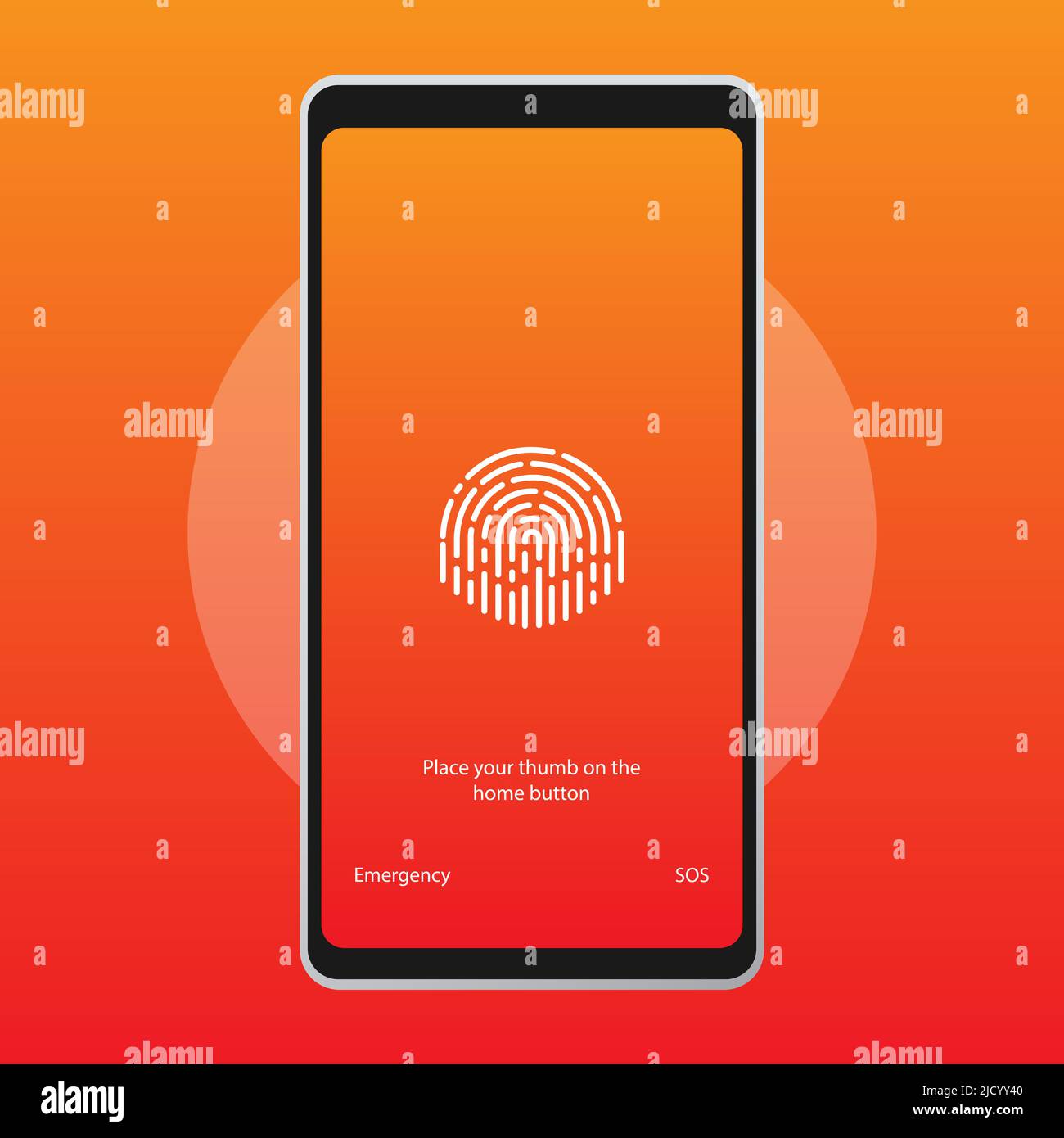 Blocco schermo. Interfaccia PInterface per bloccare la schermata o immettere le pagine delle password. Illustrazione vettoriale. Illustrazione Vettoriale