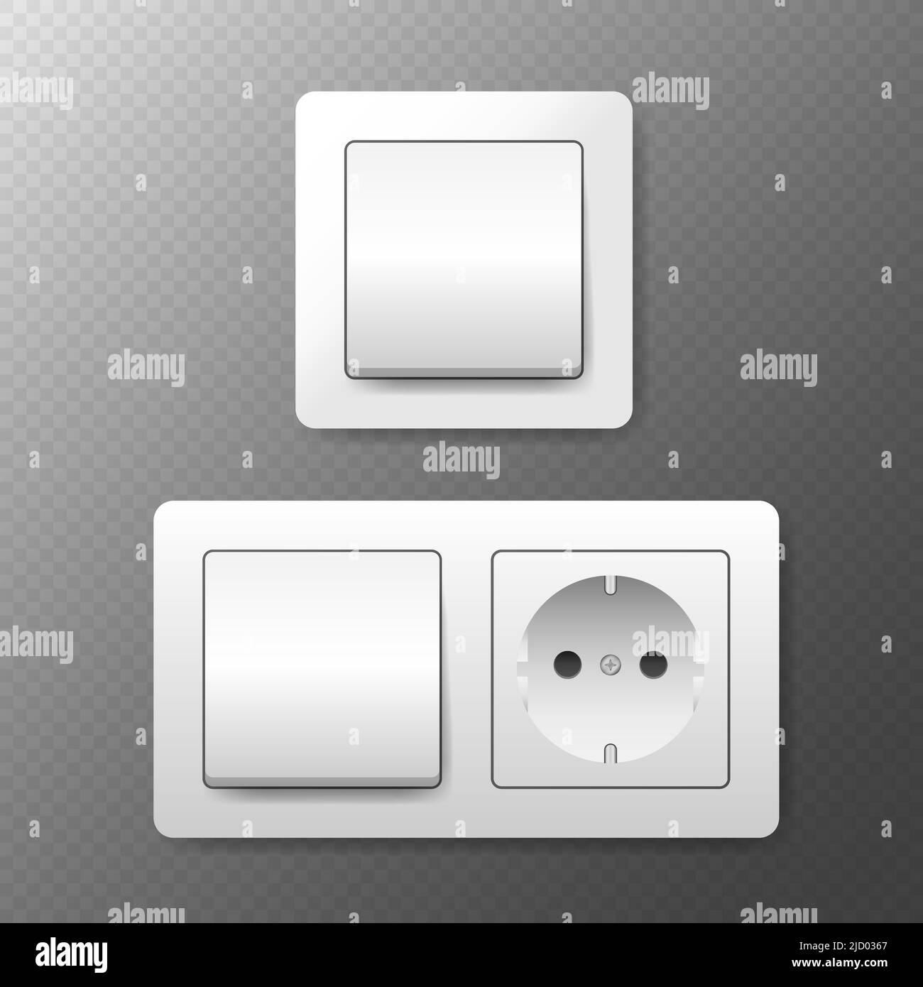 Presa di corrente, design eccezionale per qualsiasi scopo. Vettore icona Home. Casa icona. Illustrazione Vettoriale