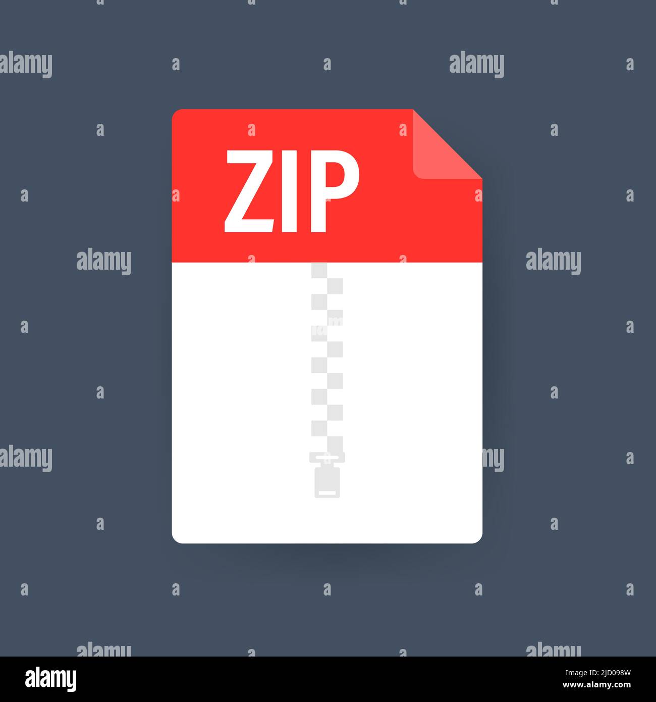 File ZIP. Icona per il disegno di sfondo di fotoricettore. Firma e-mail. Illustrazione vettoriale della tecnologia. Background tecnologico. Illustrazione Vettoriale