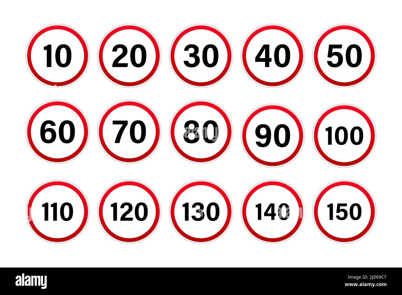 Miglia segnaletica stradale per il web design. Sfondo nero. Sfondo vettoriale. Illustrazione Vettoriale