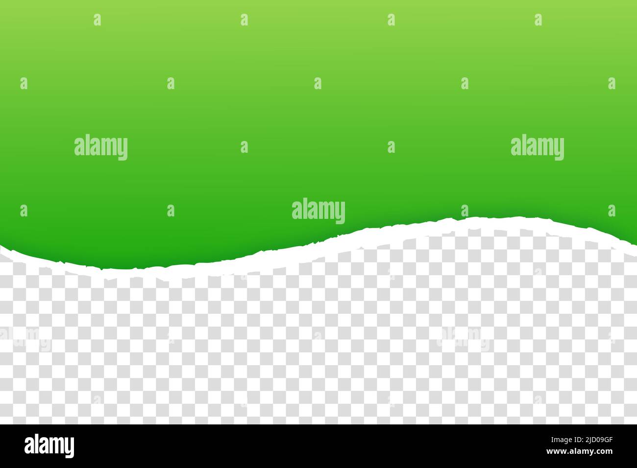 Sfondo grigio con spazio di copia e margine della carta strappato. Illustrazione vettoriale. Illustrazione Vettoriale