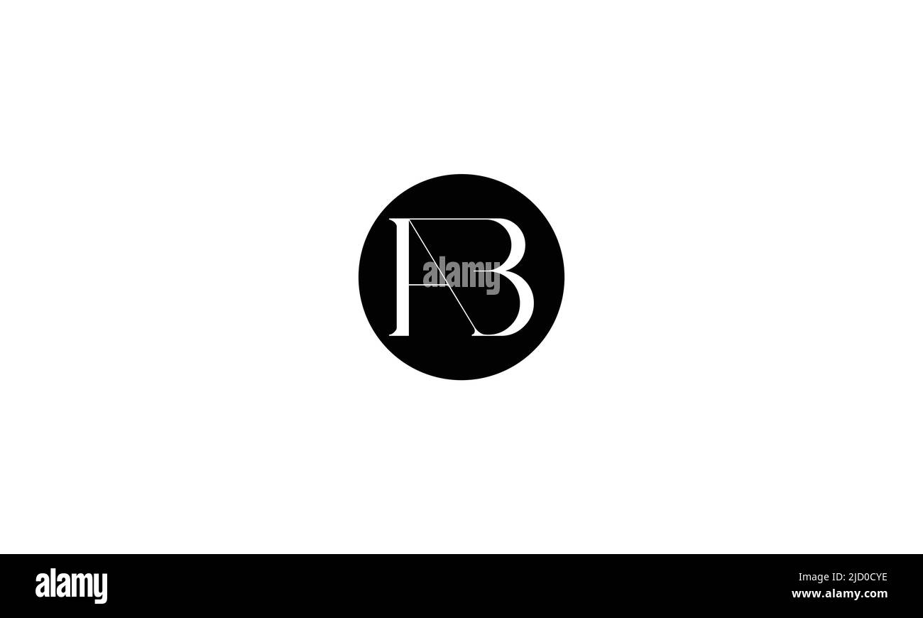 AB, BA Abstract Letters Logo monogramma Illustrazione Vettoriale