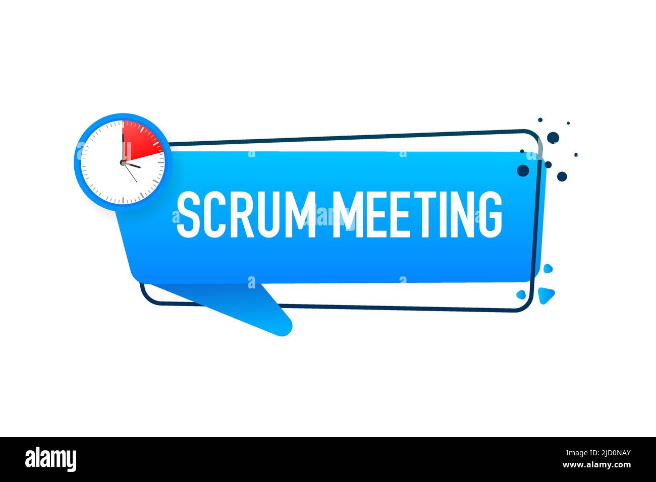 Icona piatta con incontro di mischia. Illustrazione dello sviluppo del progetto. Icona vettore Illustrazione Vettoriale