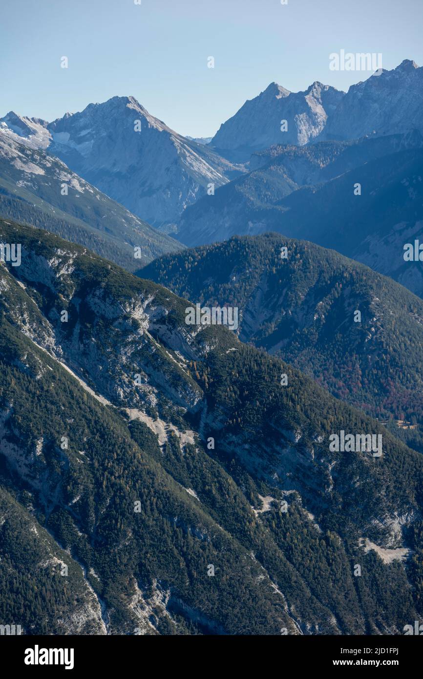 Nordkette del Karwendel, Tirolo, Austria Foto Stock