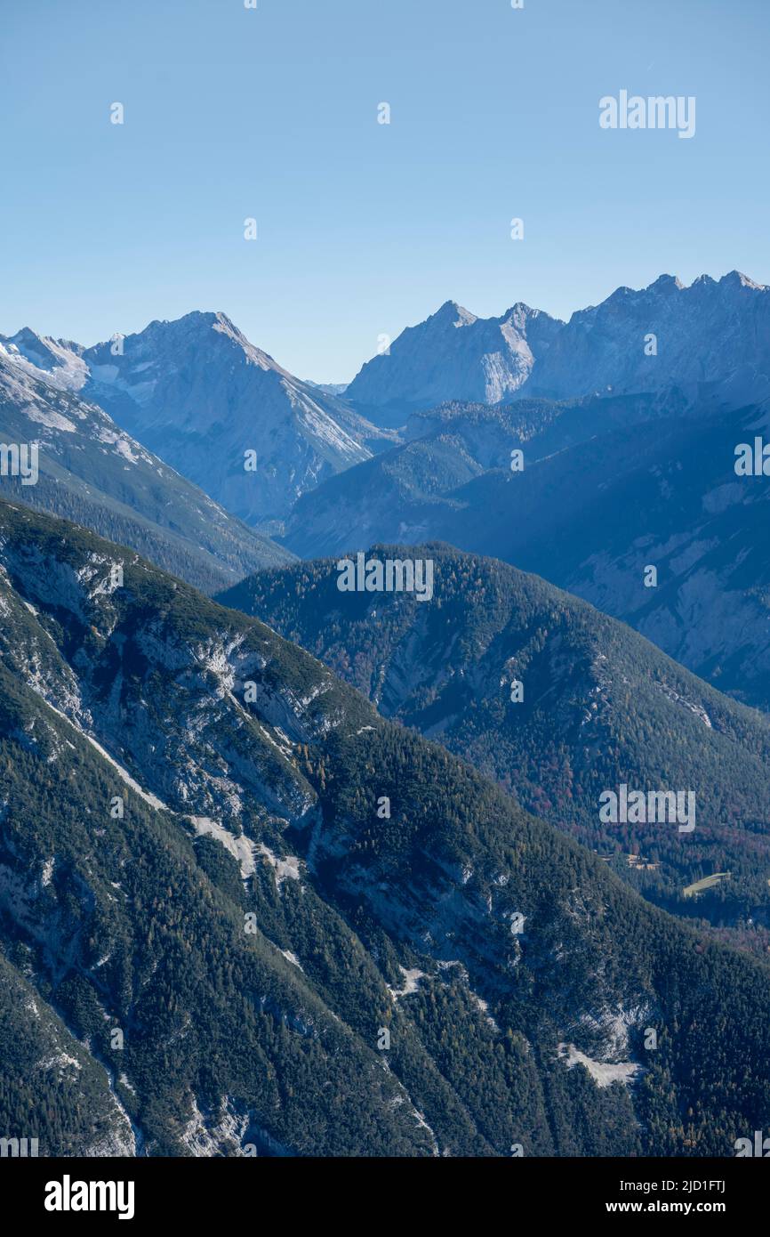 Nordkette del Karwendel, Tirolo, Austria Foto Stock