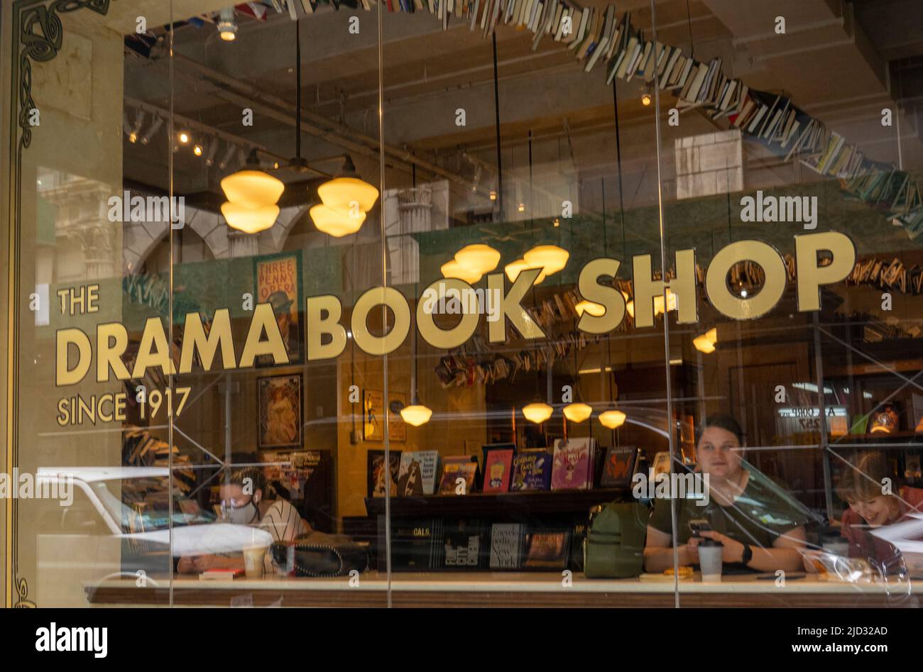 Il negozio di libri drammatici fondato dalla Drama League come libreria indipendente a Manhattan, New York Foto Stock