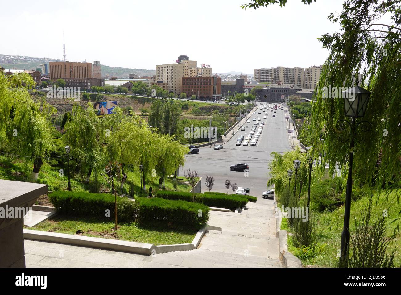 Ponte della vittoria, Yerevan, Armenia. Foto Stock