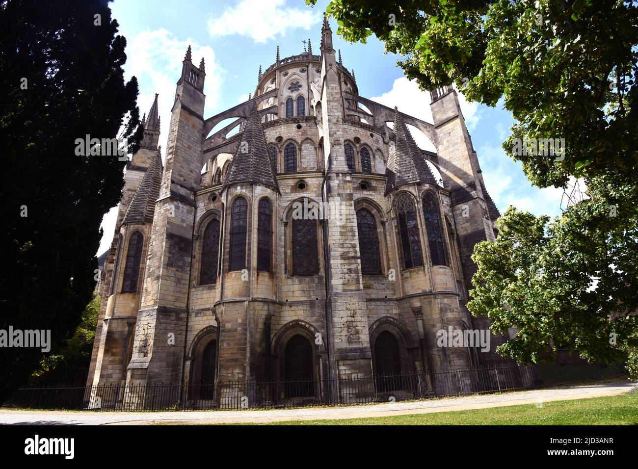 Cattedrale di Bourges nel centro della Francia Foto Stock