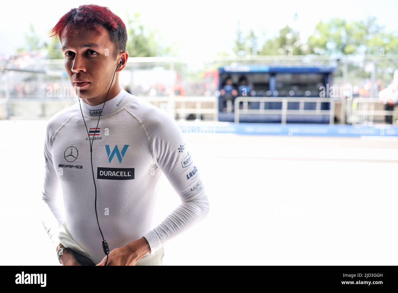 Alexander Albon (THA) Williams Racing. 17.06.2022. Formula 1 World Championship, Rd 9, Canadian Grand Prix, Montreal, Canada, Giorno della pratica. Il credito fotografico dovrebbe essere: XPB/Press Association Images. Foto Stock