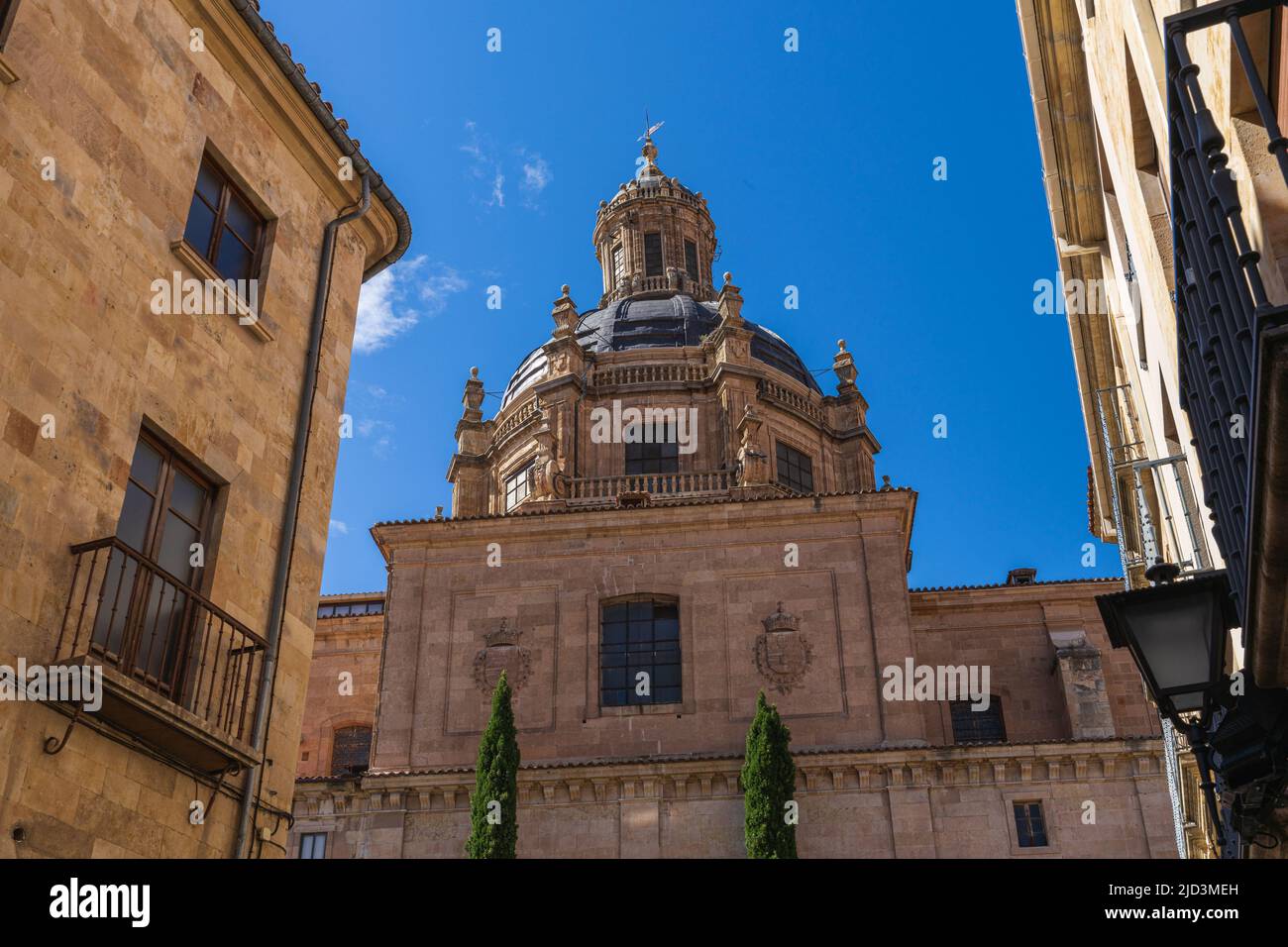 Torres de la Clerecia, pontificia Università, nella città di Salamanca, in Spagna. Foto Stock