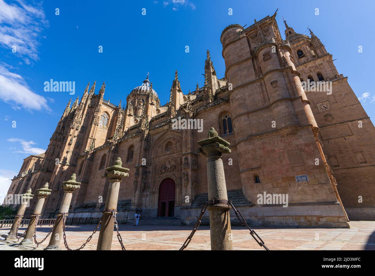 Cattedrale della città di Salamanca, in Spagna. Foto Stock
