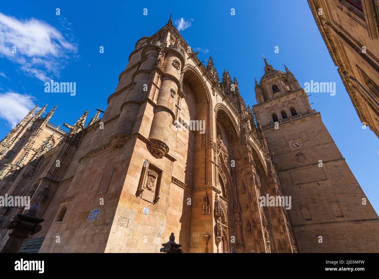 Cattedrale della città di Salamanca, in Spagna. Foto Stock