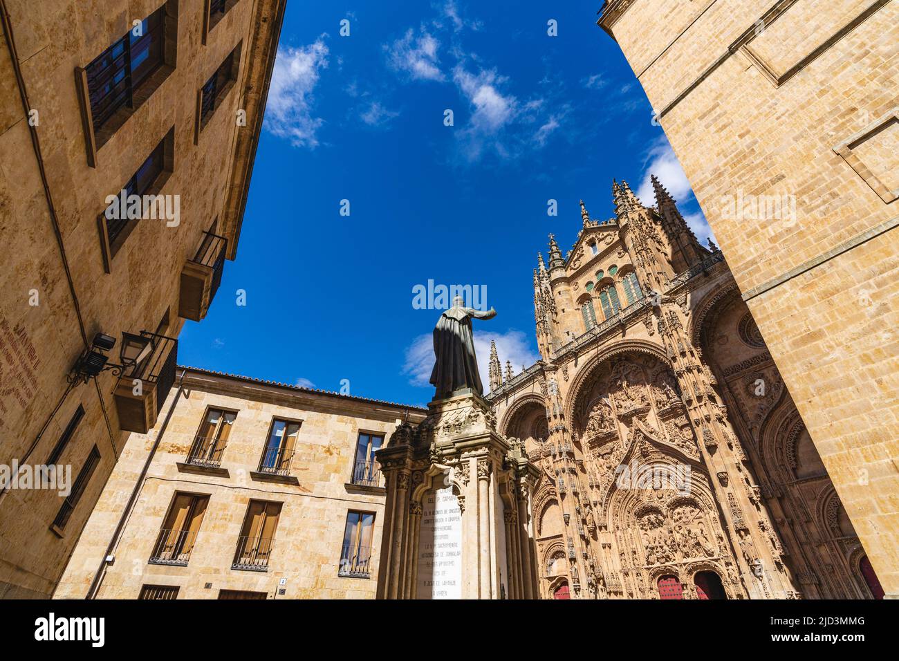 Cattedrale della città di Salamanca, in Spagna. Foto Stock