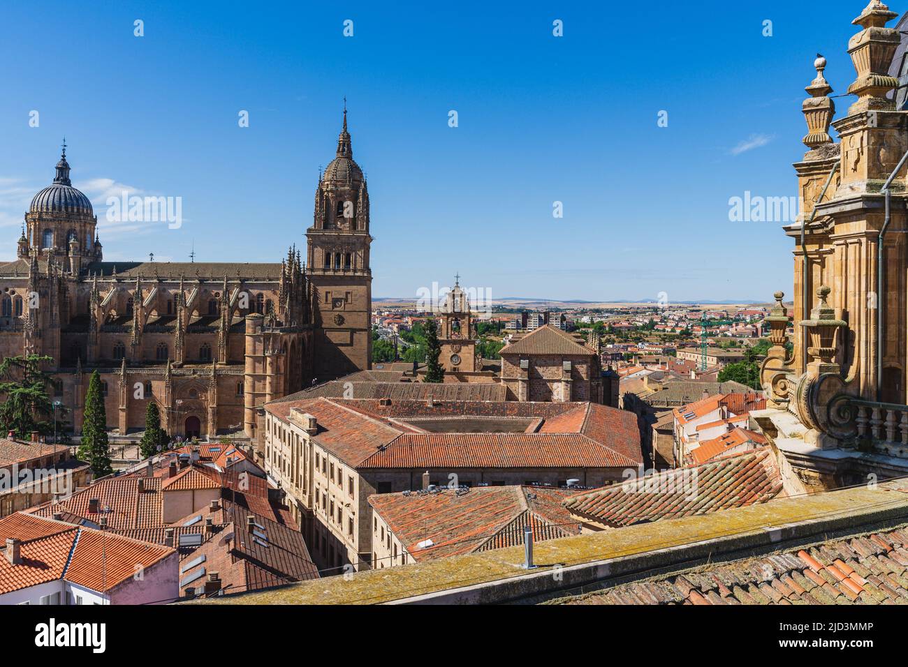 Cattedrale della città di Salamanca, in Spagna. Foto Stock