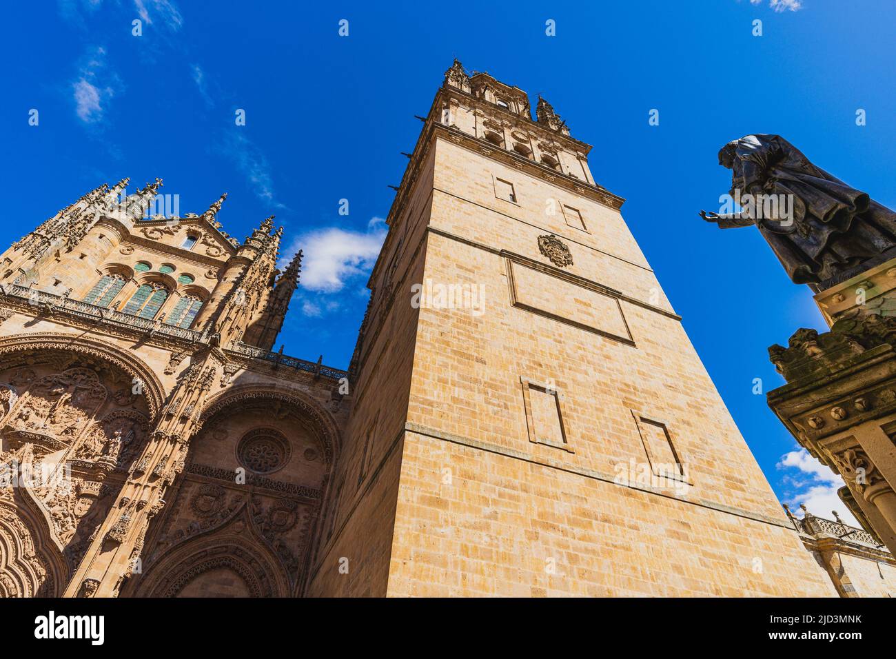 Cattedrale della città di Salamanca, in Spagna. Foto Stock